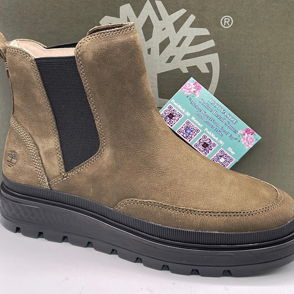 TIMBERLAND RAY CITY CHELSEA BOOTIES OLIVE